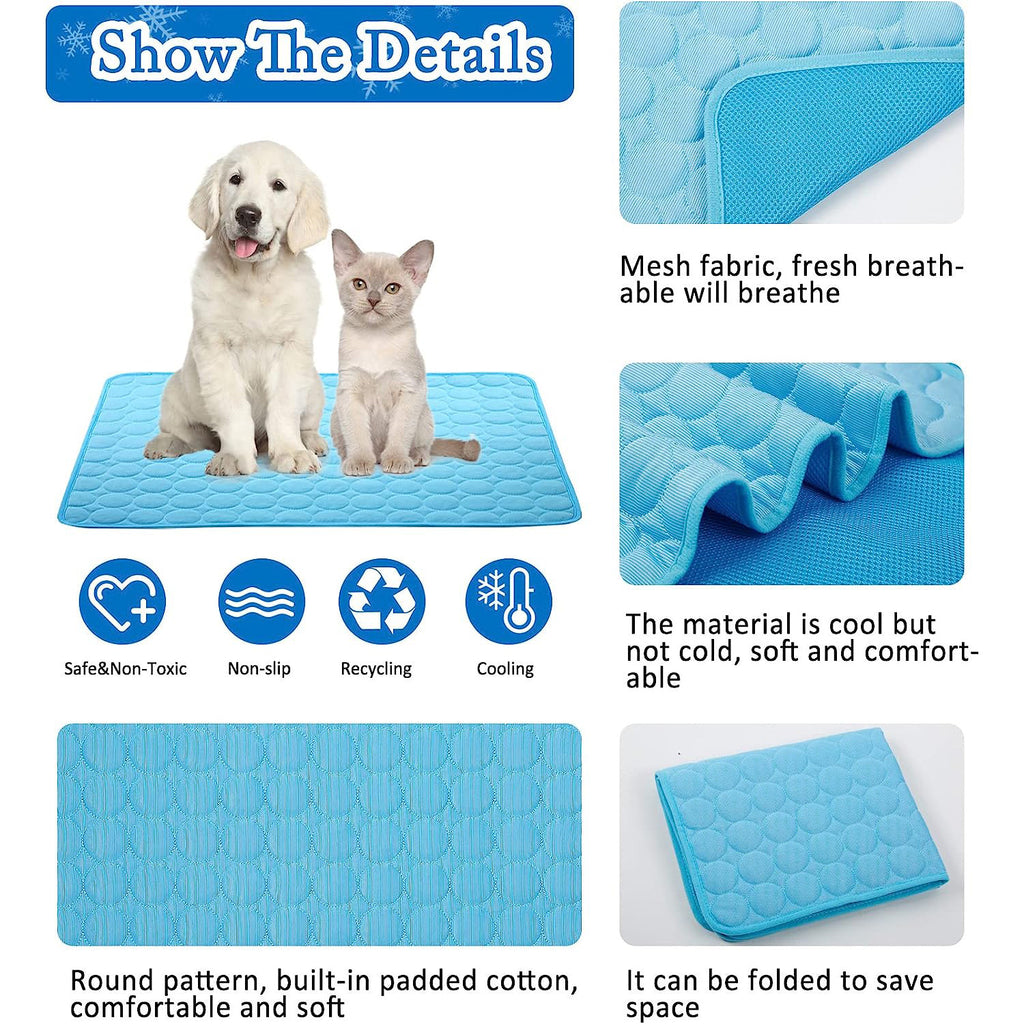 Dog Cooling Pad Ice Silk Pet Mat